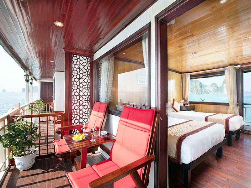 Suite Balcony - 2 Pax/ Cabin (Location:  2nd Deck - Private Balcony)