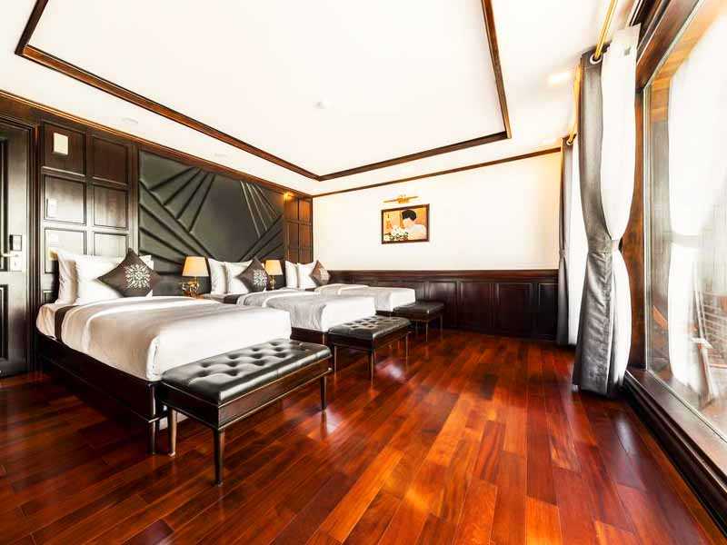 Queen Triple Suite - 3 Pax/ Cabin (Location: 2nd & 3rd Deck - Private Balcony)