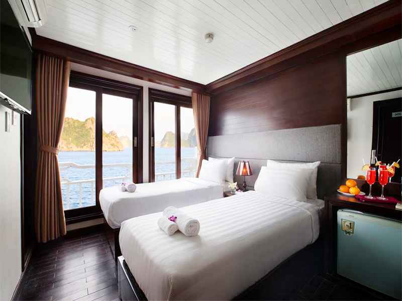 Premium Ocean View - 3 Pax/ Cabin (Location: 2nd Deck - Private Balcony)